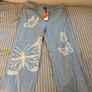 Women's Size 12 Cider Butterfly Jeans *NEW WITH TAGS